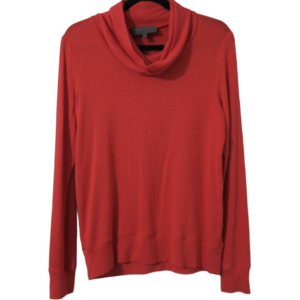Sunday in Brooklyn Pullover Sweater Lightweight Anthropologie Coral Pink Fall XS